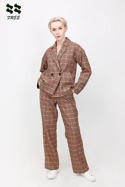 Women's Ginghem Short Jacket Factory